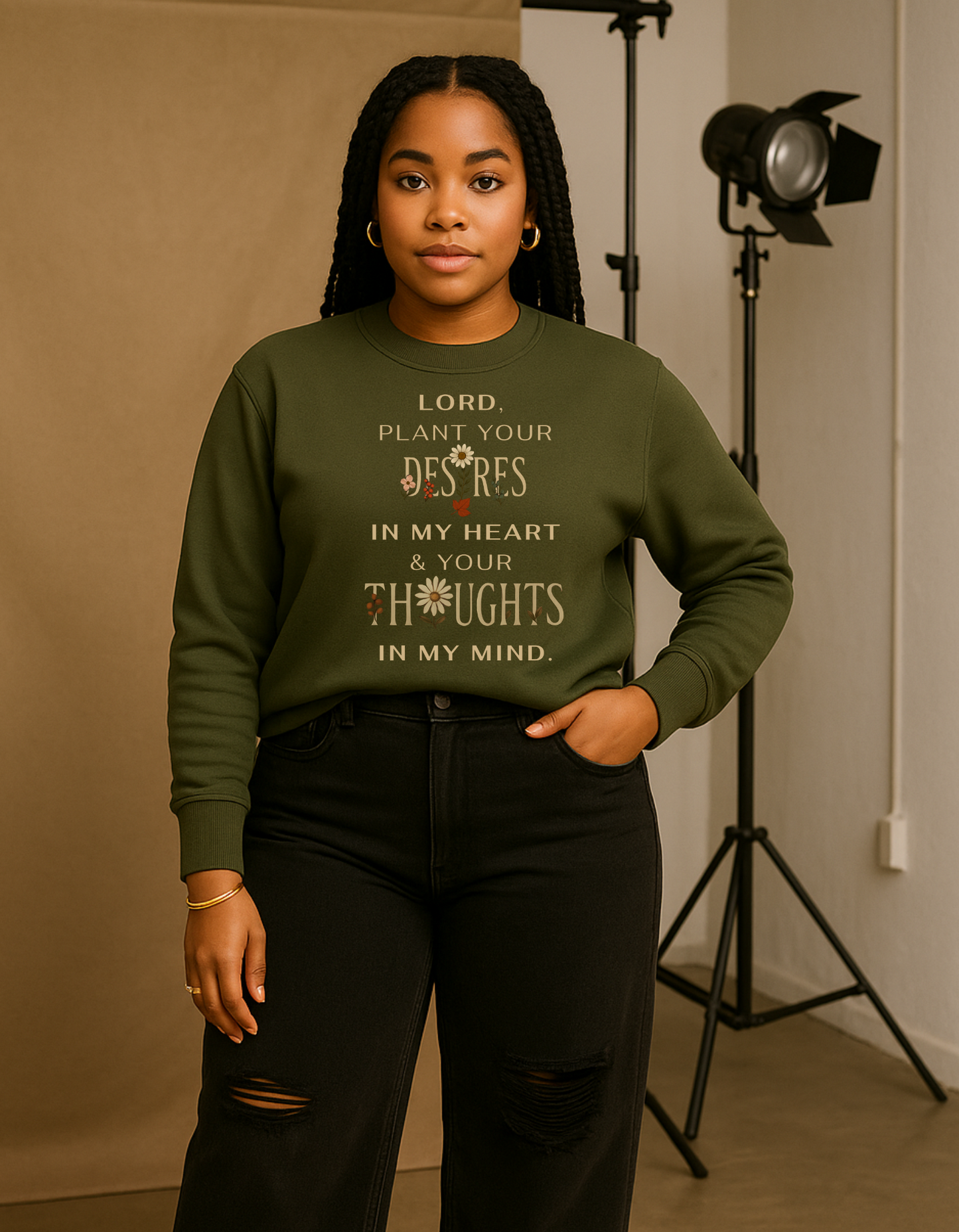 Lord, Plant in Me Crewneck Sweatshirt