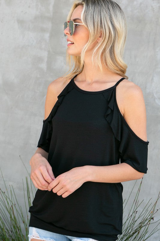 Ruffle Sleeve Top